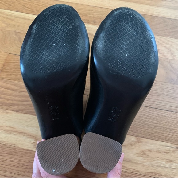 Tory Burch Raya Leather Mules - Picture 5 of 6